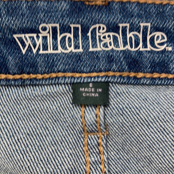 NWOT WILD FABLE High Waisted Mom Shorts-Sz 6 - Picture 4 of 6